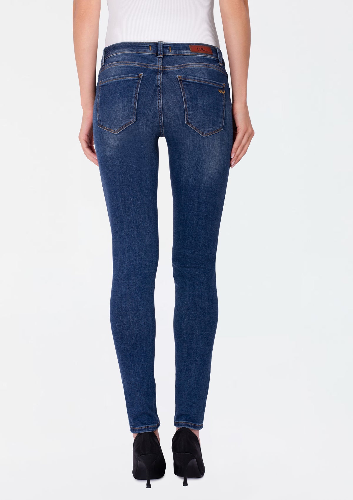 Nicole Aviana Mid Rise Skinny