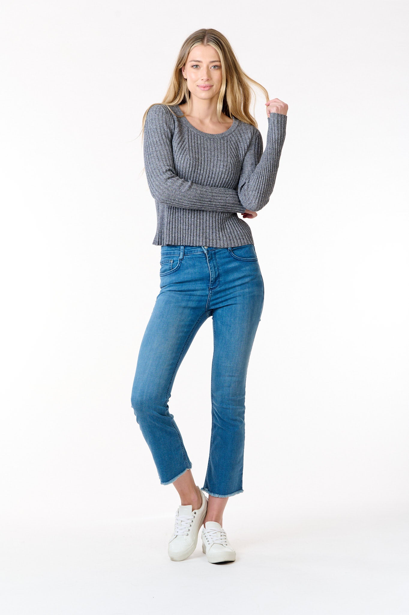 Lynda Sania High Rise Crop Jean