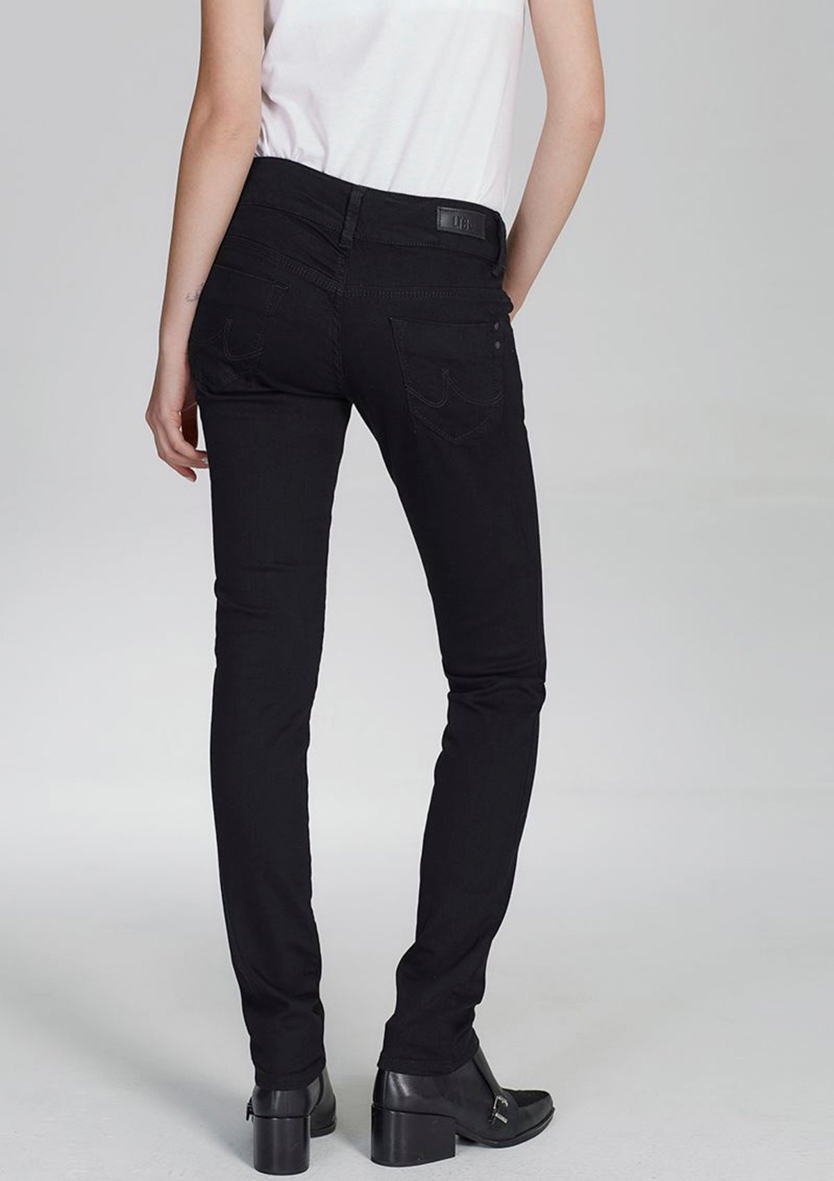 Molly Black Low Rise Slim